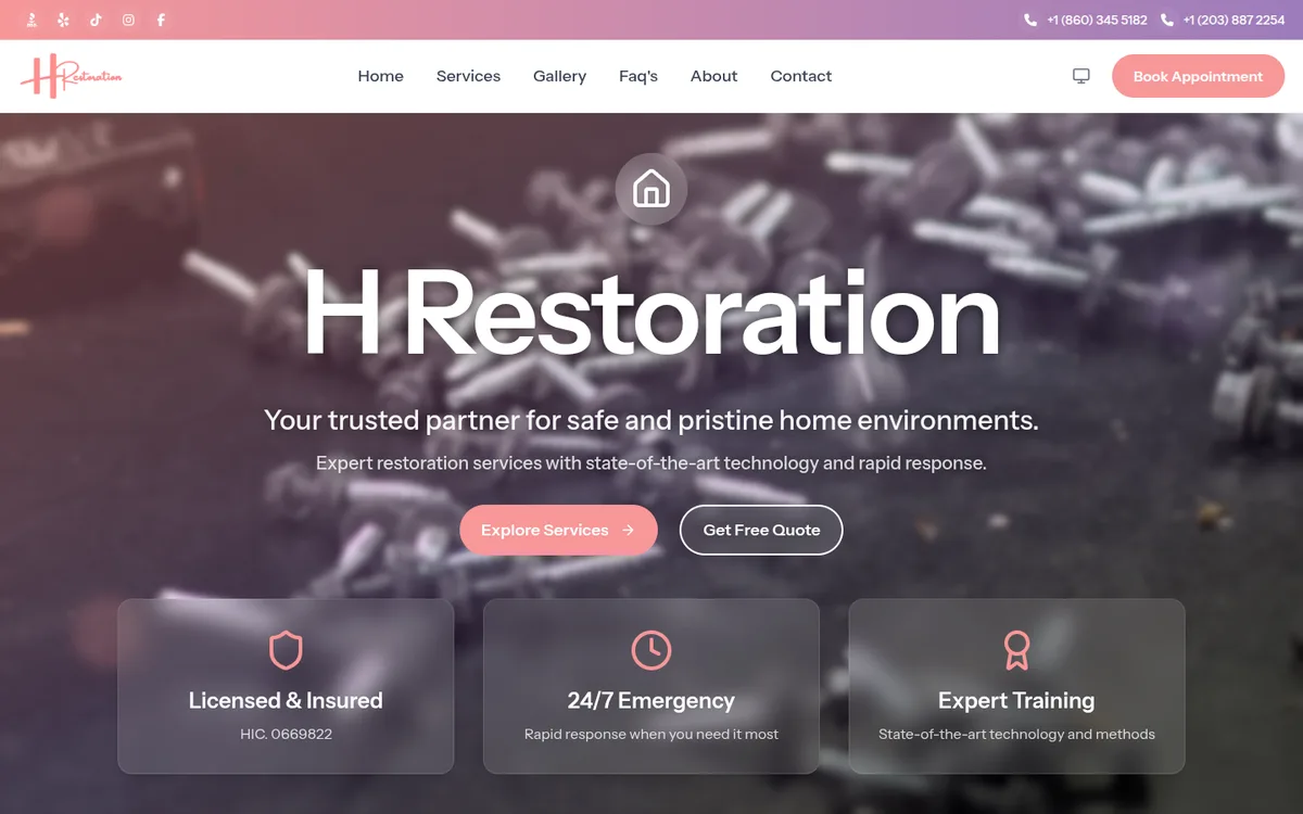 H Restoration — vista previa